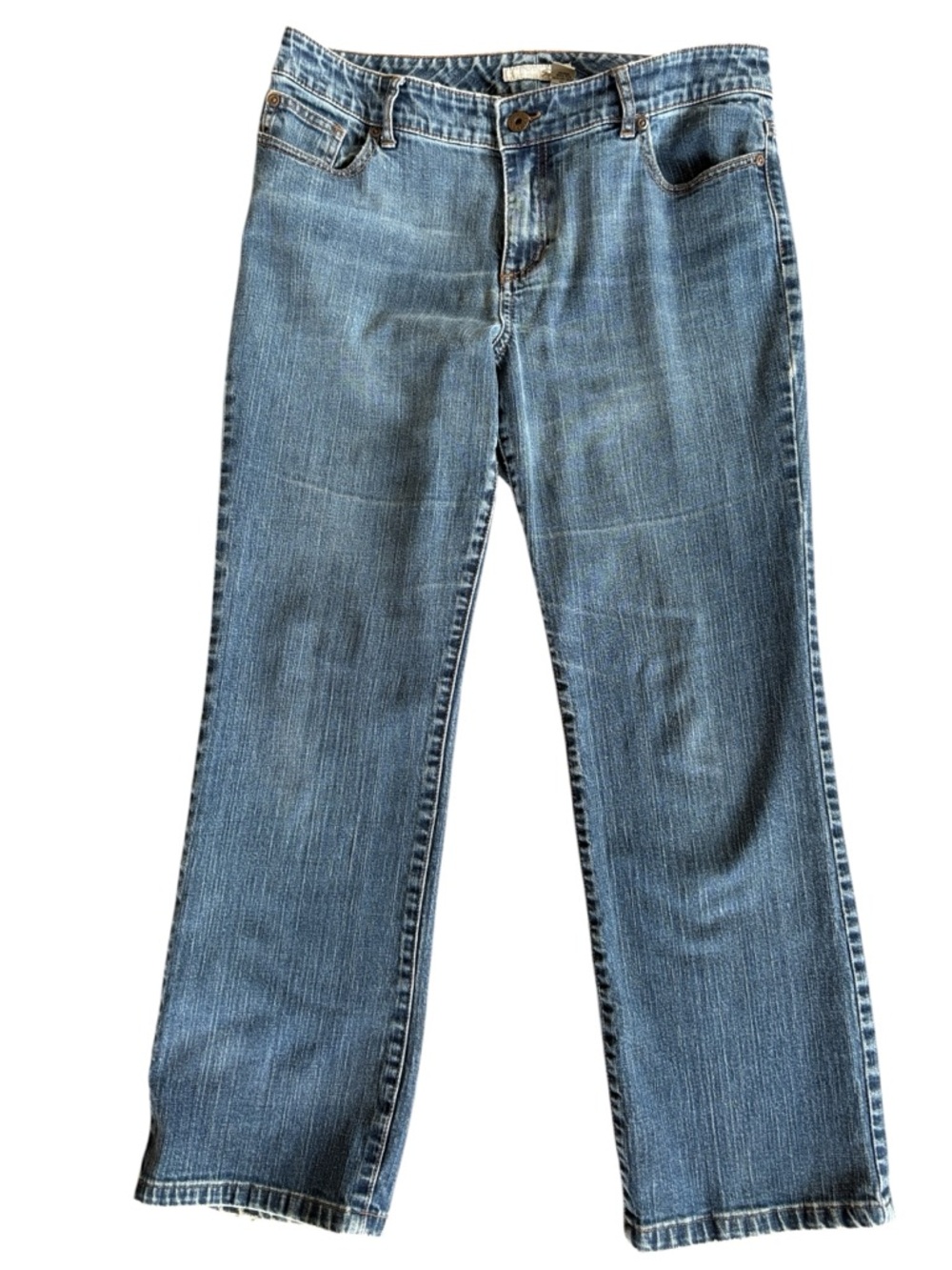 Chico’s Platinum Ultimate Fit Boot Blue Jeans Size 2 (Womens 12)